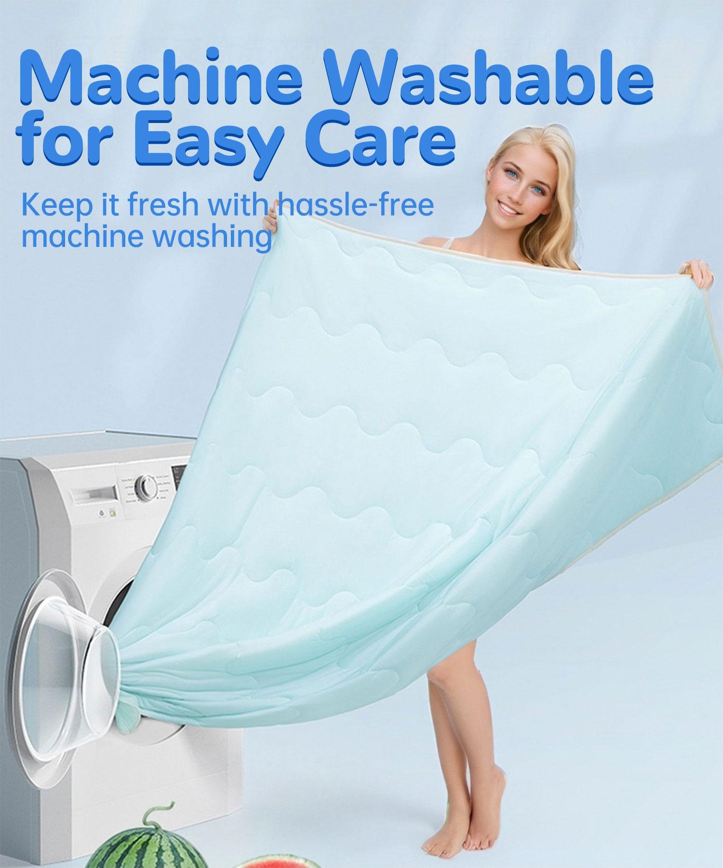 Cooling Comforter Full/Queen, Summer Cooling Blanket for Hot Sleepers, Breathable and Lightweight All Season Bedding for Night Sweats, Cooling Technology for Hot Nights