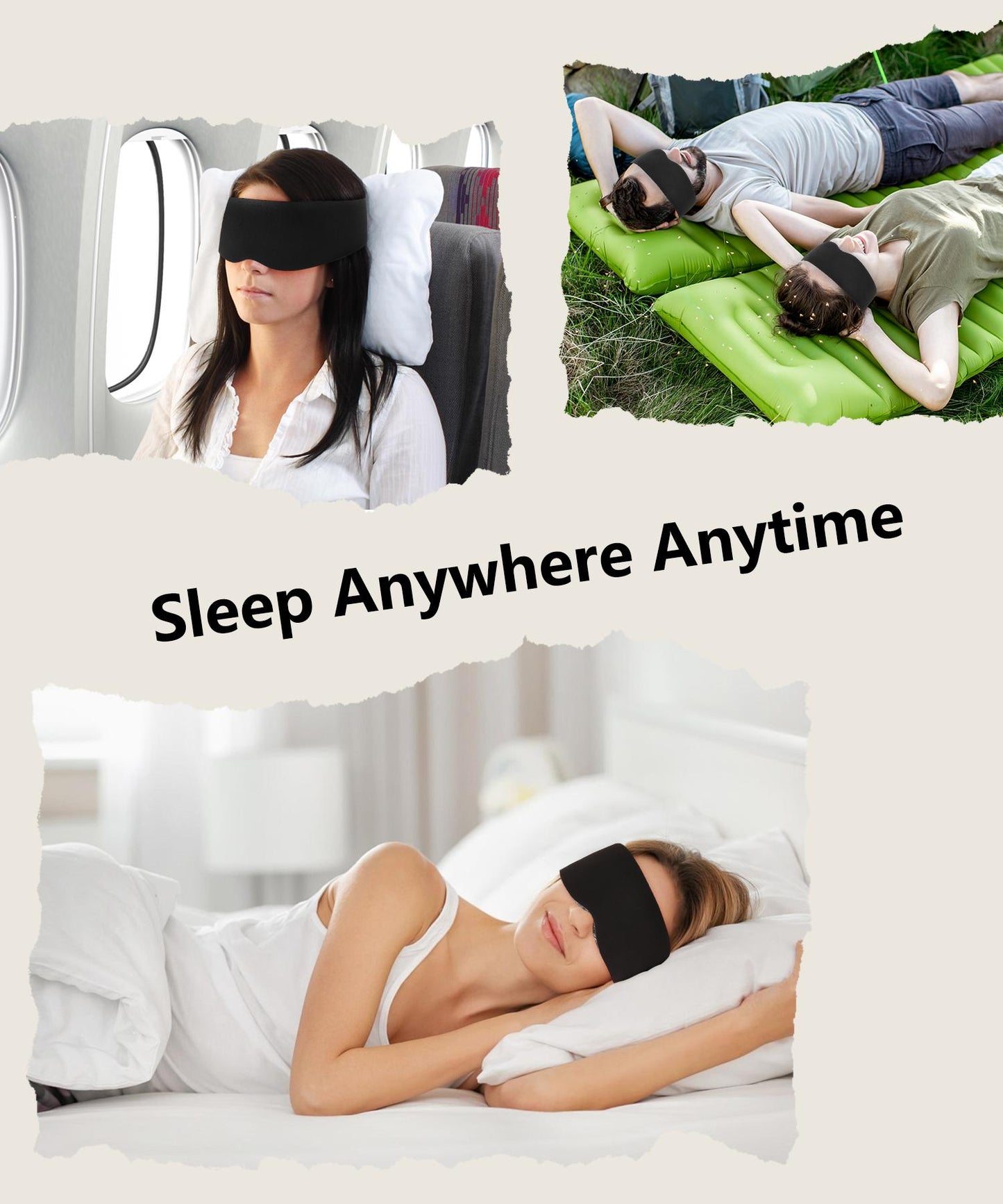 3D Contoured Sleep Mask - Innovative Anti-Freeze Memory Foam, Soft & Breathable Eye Mask, Machine Washable, Lightweight, Perfect Fit & Lash Protection for Deeper Sleep