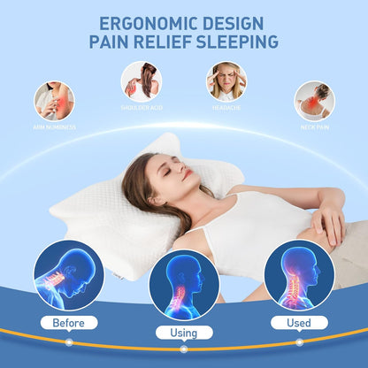Bed Pillow for Side Back Stomach Sleeper