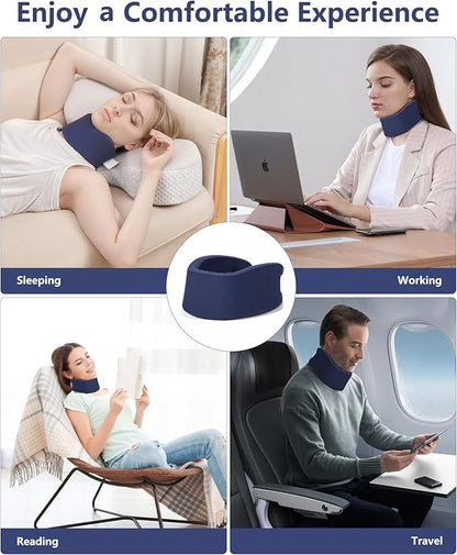 Neck Brace, Silicone Washable Upgrade, Cervical Collar for Neck Pain and Support, Soft Cervicorrect Neck Brace for Sleeping, Neck Tension Reliever